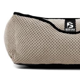 Лежак для собак и котов EGO Bosyak Soft XS 50x45 Бежевый (лежанка для кошек и собак до 4 кг)