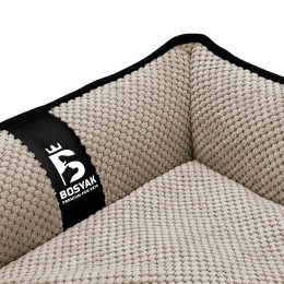Лежак для собак и котов EGO Bosyak Soft XS 50x45 Бежевый (лежанка для кошек и собак до 4 кг)