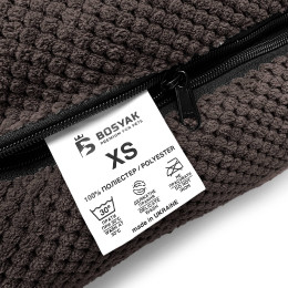 Лежак для собак и котов EGO Bosyak Soft XS 50x45 Коричневый (лежанка для кошек и собак до 4 кг)