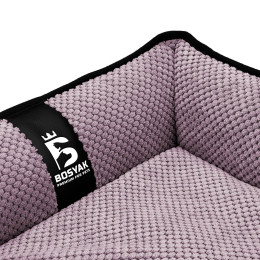 Лежак для собак и котов EGO Bosyak Soft XS 50x45 Розовый (лежанка для кошек и собак до 4 кг)