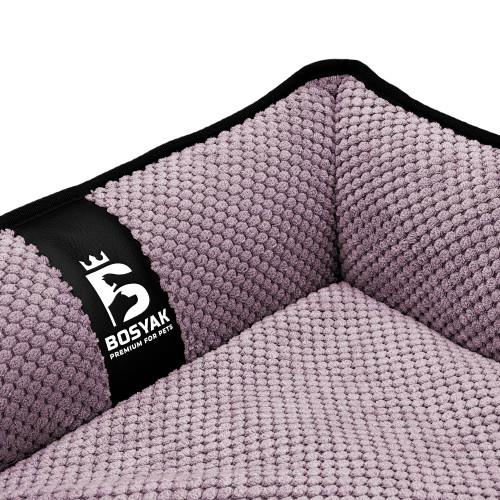 Лежак для собак и котов EGO Bosyak Soft XS 50x45 Розовый (лежанка для кошек и собак до 4 кг)