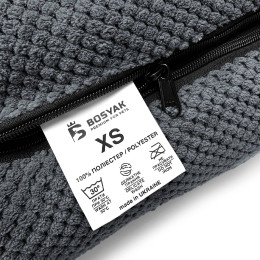 Лежак для собак и котов EGO Bosyak Soft XS 50x45 Серый (лежанка для кошек и собак до 4 кг)