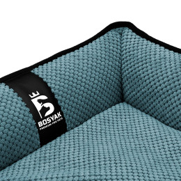 Лежак для собак и котов EGO Bosyak Soft XS 50x45 Синий (лежанка для кошек и собак до 4 кг)