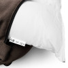 Лежак для собак всех пород EGO Bosyak Велюр Touch XL 110x85 Коричневый (лежанка для больших собак 20-27 кг)