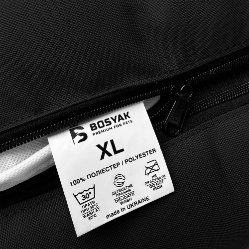 Водонепроницаемый лежак для больших собак EGO Bosyak XL 110x85 Черный (Ортопедическая лежанка для собак 20-35 кг)