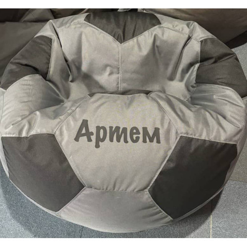 Брендирование кресла мешка мяч (нанесение логотипа компании / имени / фото)