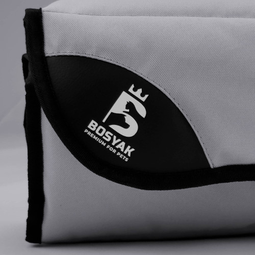 Коврик лежак для собак OUT Bosyak Waterproof L 105х70 Серый (прогулочный коврик подстилка для собак)