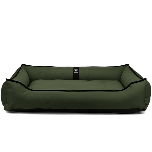Водонепроницаемый лежак для больших собак EGO Bosyak 2XL 120x100 Хаки (Ортопедическая лежанка для собак от 30 кг)