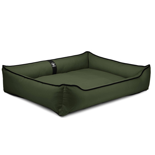 Водонепроницаемый лежак для больших собак EGO Bosyak 2XL 120x100 Хаки (Ортопедическая лежанка для собак от 30 кг)