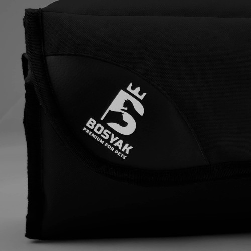 Коврик лежак для собак OUT Bosyak Waterproof L 105х70 Черный (прогулочный коврик подстилка для собак)